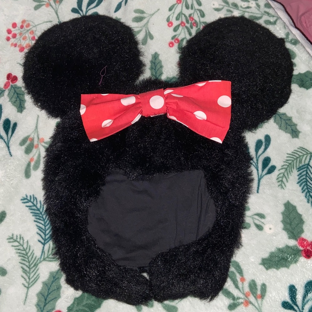 ADULT COSPLAY MOUSE & BOW Head Hat Halloween Costume RAVE